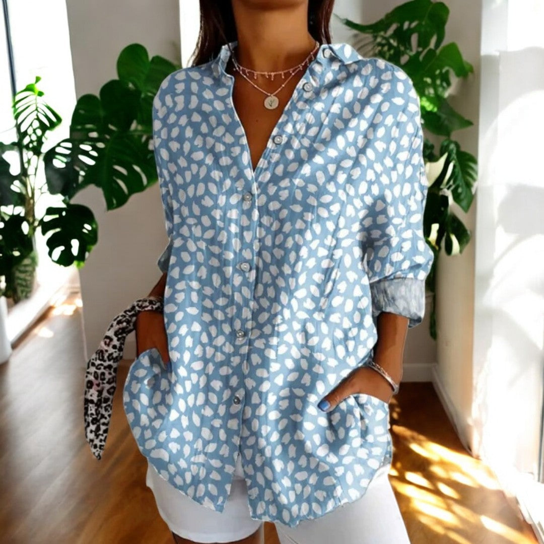 Carla™ | Vintage Blomsterbluse